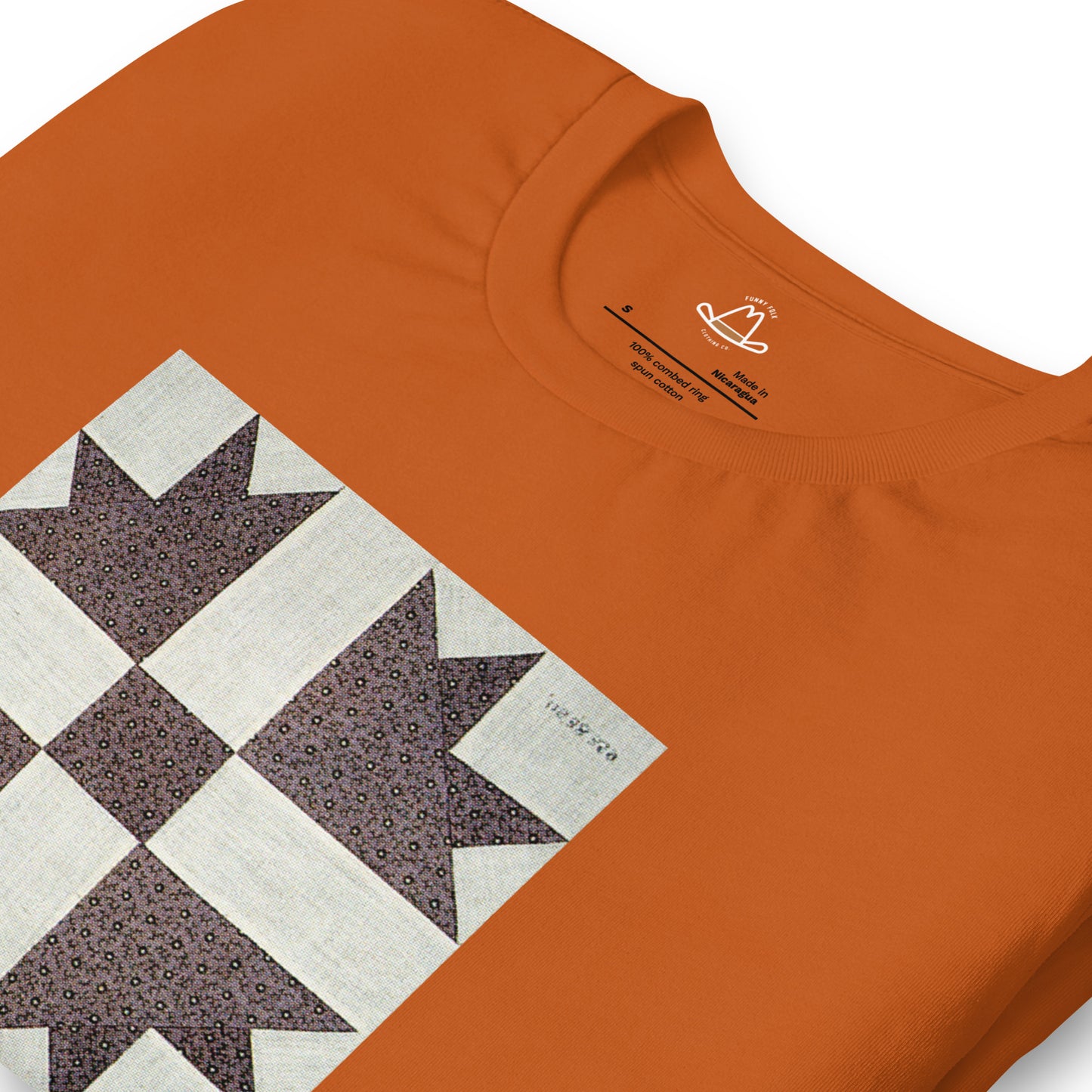 Goose Tracks II Quilt Block Original Tee