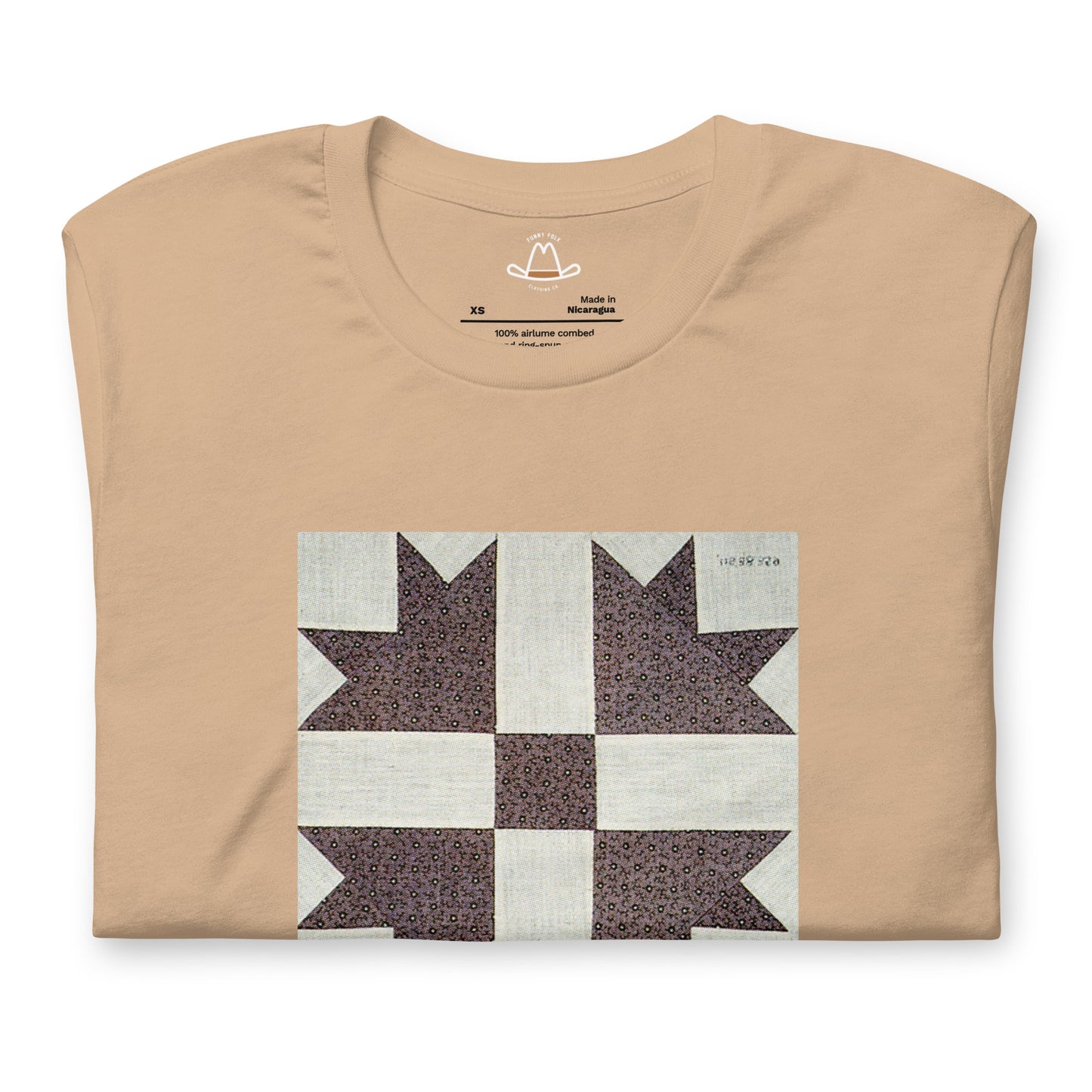 Goose Tracks II Quilt Block Original Tee