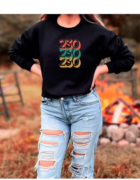 SMITHVILLE, TEXAS, SWEATSHIRT, 230. LOOP 230, HOMETOWN, SMALL TOWN,