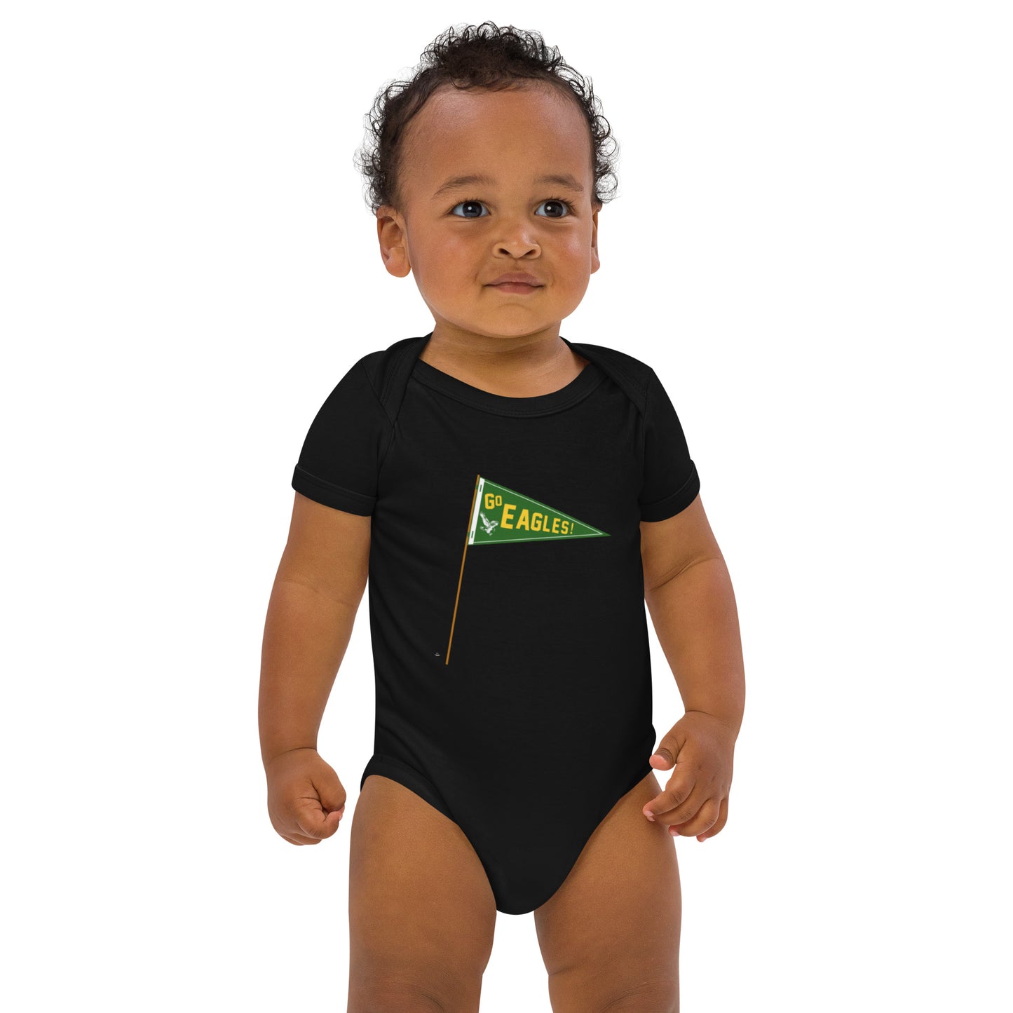 Eagle Pennant Organic Cotton Onesie